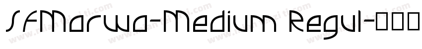 SFMarwa-Medium Regul字体转换